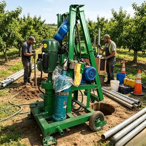 Field Optimized Bore Water Construction Drilling Rig for Various Unimproved Working Ground