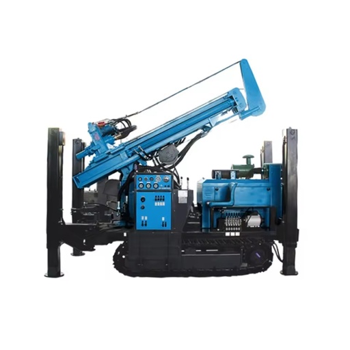 Wholesale Portable Crawler Water Well Drilling Machine 300m Depth Hydraulic Borehole Rig Diesel Engine Farm Use CE