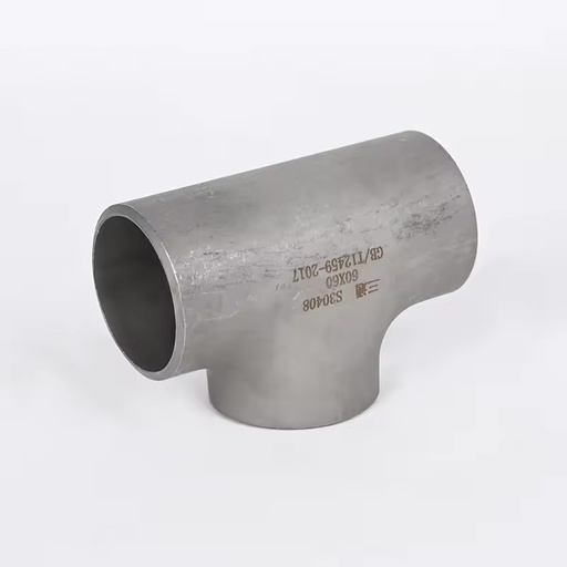 Forged 304 Stainless Steel Corrosion Resistant ISO Certified Oil & Gas Industry Welding Connection Reducing Tee Pipe Fitting