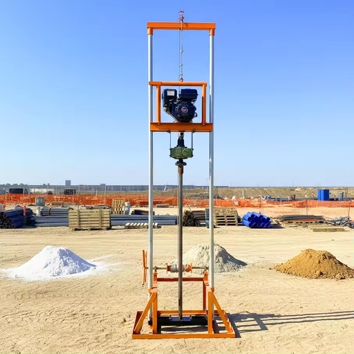 100m Deep 7.5HP Gasoline Water Well Drilling Rigs Portable Construction Project Borehole Irrigation Drilling Rig