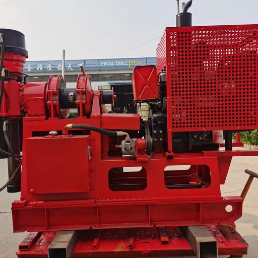 Industrial Engineering Diesel-Powered Multi-Purpose Drill Rig for Water Well Exploration with Pump Motor 0-300m Drilling Depth