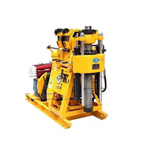 Diesel Hydraulic Core Drilling Rig Well Drilling Machine with Max 150m Depth Motor Included