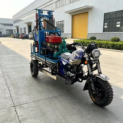 150m Deep Borehole Water Well Drill Rig with High Air Pressure for Efficient Rock Drilling