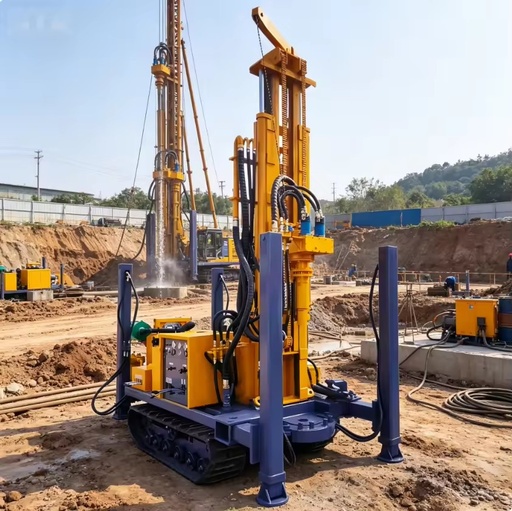 Cutting-Edge Water and Gas Exploration Drilling Rig - 200m Depth Capability, Reliable Crawler System