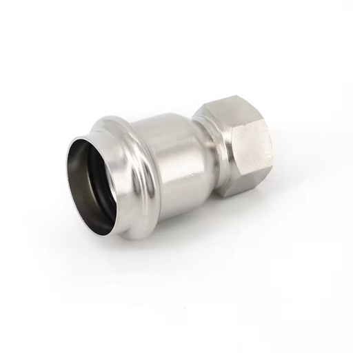Stainless Steel Press Fittings for Plumbing Systems Dairy Sanitary Fittings Double Press Pipe Fitting Straight Coupler