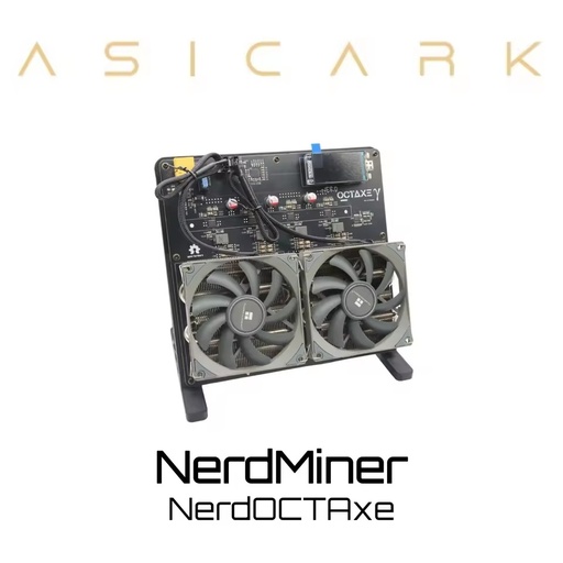 Bitaxe Nerdoctaxe Dual Fans Air Cooling 9.6Th/s 160W Bitcoin Home Miner WIth Ps Mining Machine with PSU