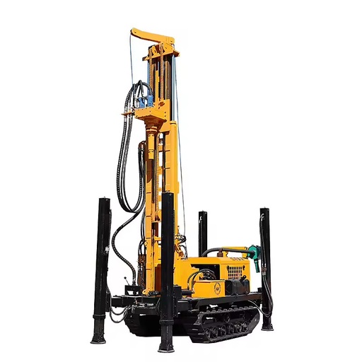 Top Drive Water Well Drilling Machine for Underground Mining Pneumatic Crawler-Type Rig Engine Gear for Geological Exploration