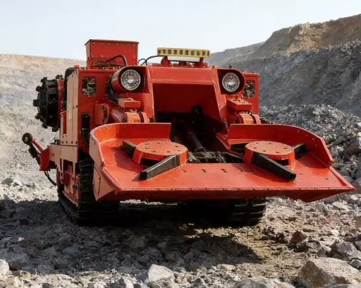 ZMX75 Metal Mining Roadheader, 75kW Total Power, Crawler Type Mining Excavator for Hard Rock Tunnel Boring