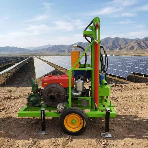 Small Water Well Drilling Rig 200m Depth Borehole Drilling Machine with Engine Motor & Pump for Sale