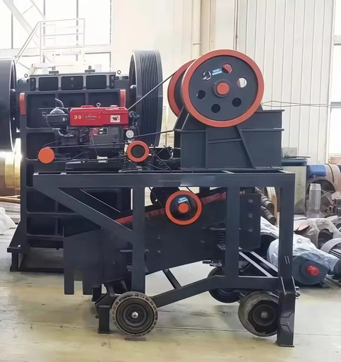 Traktor PTO Portable Electric Jaw Crusher with Motor & Bearing Max.10t/h Capacity for Stone Ore Mining Easy to Operate