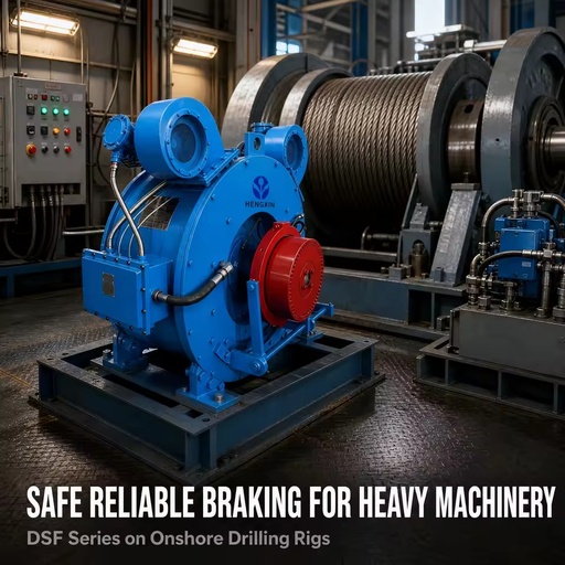 DS Series Electromagnetic Eddy Current Brake for Oil Drilling Rig, Wear Free Braking, High Torque, Factory Direct Supply