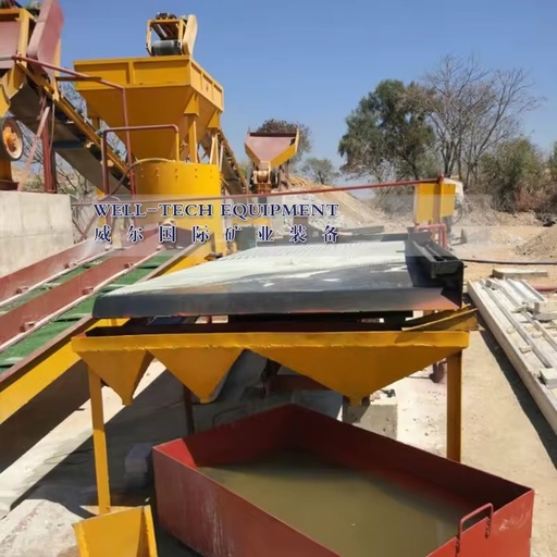 Complete Set Rock Ore Gold Mining Machine Gold Recycle Machinery with Core Components Motor and Bearing