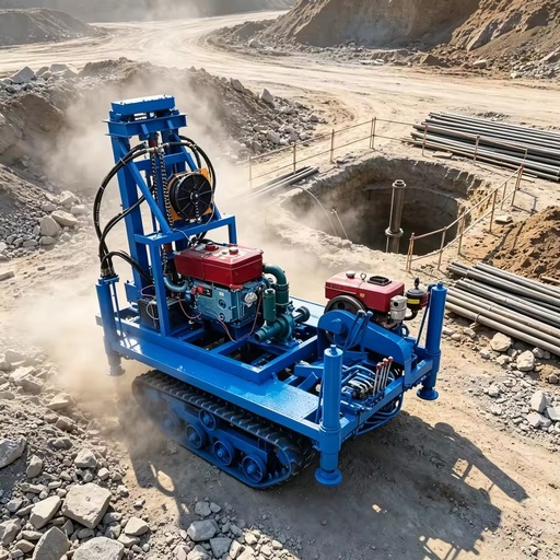 Small Water Well Drilling Rig 200m for Deep Borehole and Water Exploration
