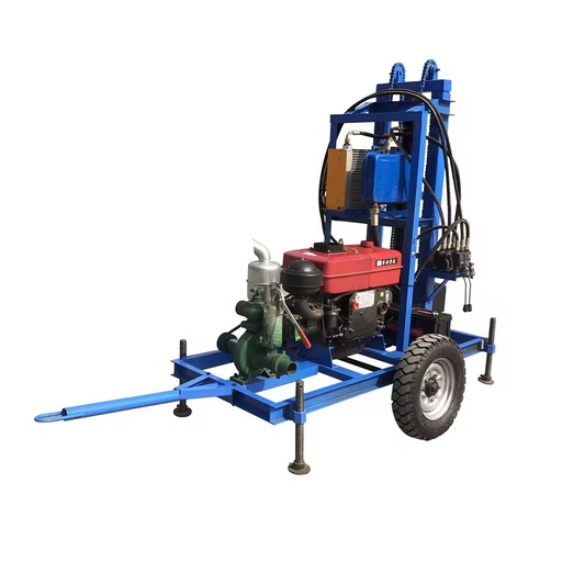 Cheap Price Diesel Water Bore Well Drilling Rig Depth Wheels Type Drilling Rigs for Farm Irrigation