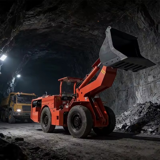 Customized Short Turning Underground Mining Loader 42kN 1 Cbm Scooptram LHD 2t Rated Load 62.5kw Power 16 Grade