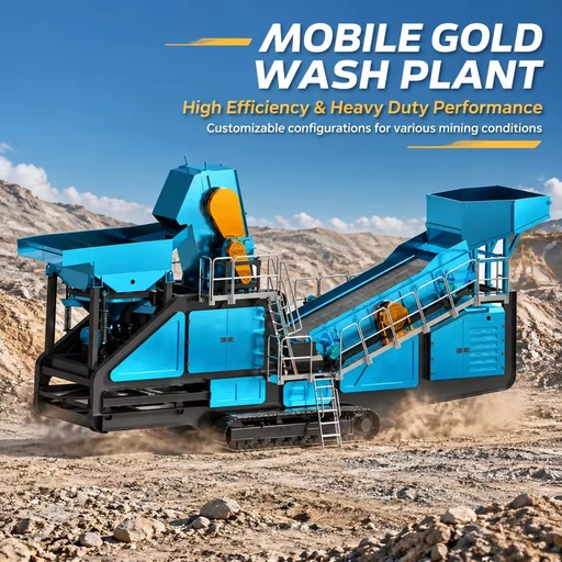 Small Scale Alluvial Gold Mining Equipment Portable Gold Wash Plant for Africa