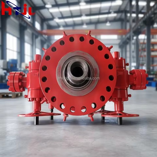 New API 6A Primary Wellhead Base Unit Monoblock Casing Head Gear Core Components 10000 PSI Rated Petroleum Rig Construction