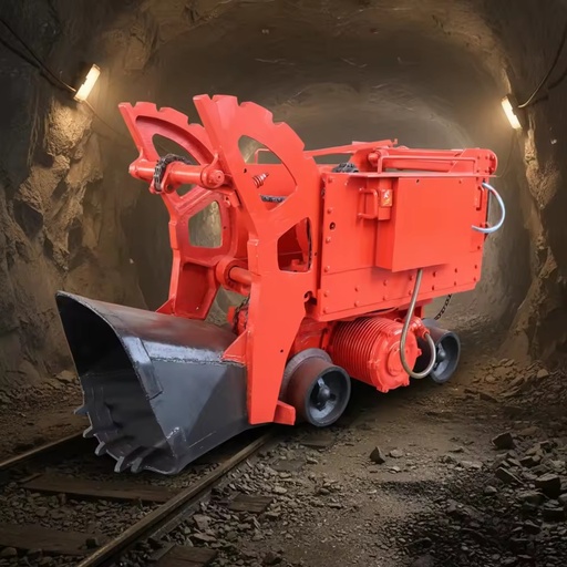 Mucking Pneumatic Mine Ore Muck Shovel Loader Mining Rock Loading Machine Crawler Tunnel Mucker for Sale