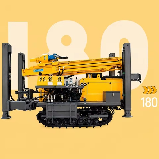 High Quality Diesel 180 Well Drilling Rig for Mining Operations Engine Core Component Water Well Drilling Rig