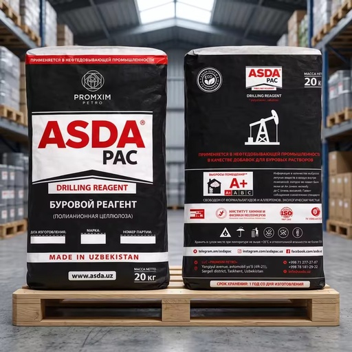 ASDAPAC Model 02 Low Viscosity PAC LV 85% Cotton Based Drilling Mud Additive Filtration Chemical Chemical Auxiliary Agent