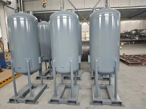High Quality Double-Walled Vertical Carbon Steel Pressure Vessel for Nitrogen Compressed Air Storage ASME Certification High