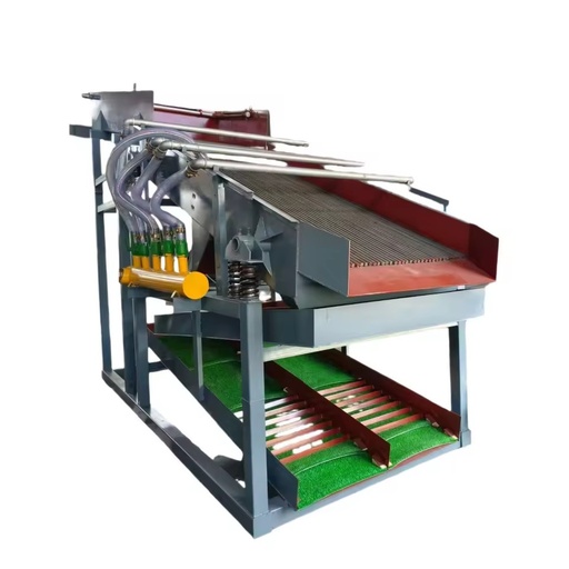 Portable Gold Panning Equipment, Alluvial Gold Recovery Machine, Popular Gold Washing Vibration Shaker Screen Complete Machine