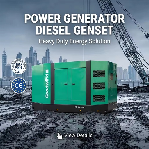 Goodwind 50 100 200 500KVA Silent Soundproof Wholesale Diesel Generators for Oil Field Outdoor Construction Backup Power