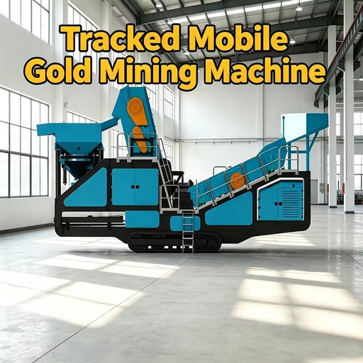 Portable Crawler Gold Mining Equipment for Gold Recovery
