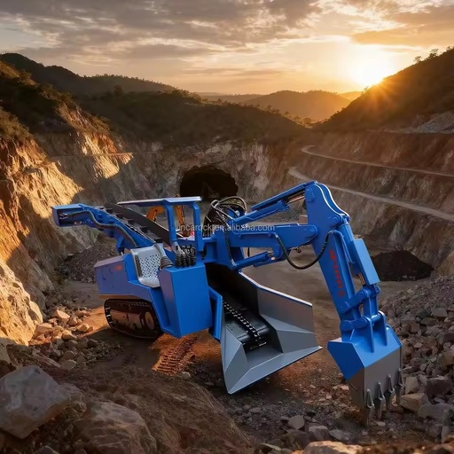 High Efficiency Underground Mining Mucking Loader Crawler Haggloader for Tunnel Project and Mine Excavation