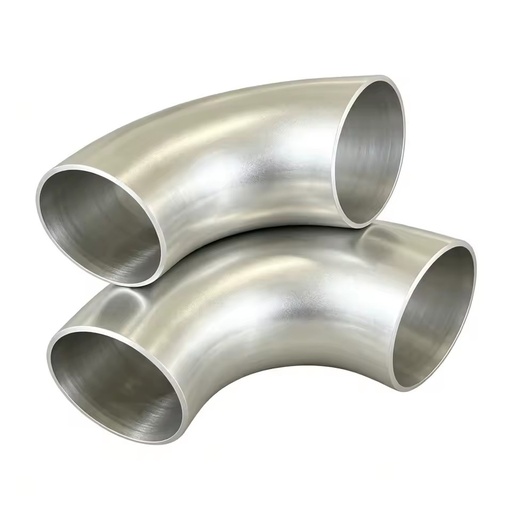 Butt Weld Long Radius 90° Aluminum Elbow Sch80s Seamless Alloy Pipe Fitting, Corrosion Resistant for Offshore Coast Projects