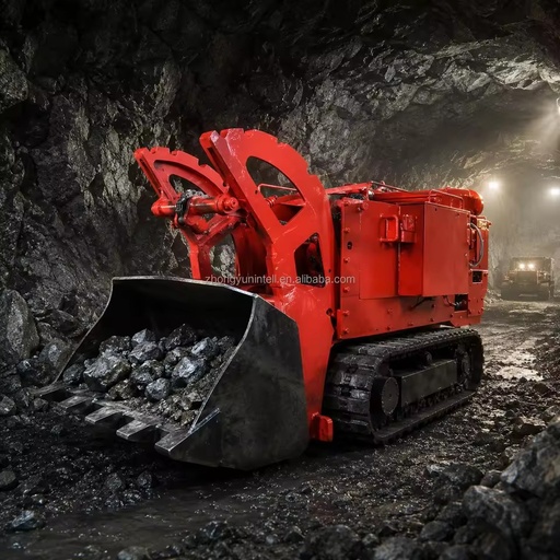 Mining Machine Equipment Rock Loader Underground Coal Mine Tunnel Wheel/crawler Mining Rock Loader Mucking Loader
