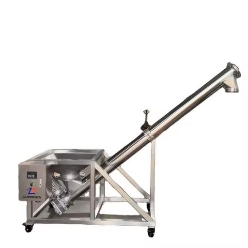 Heavy Duty Stainless Steel Inclined Grain Sand Cement Mining Material Conveying Equipment Screw Conveyor Adjustable Speed