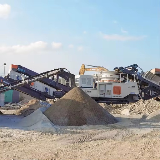 Track Mini Jaw Crusher AC Motor & Engine 80-350 Tons/Hr Capacity Mining Equipment