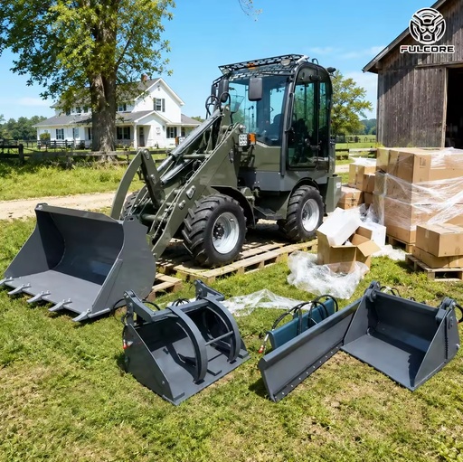 Seeking Long Term Partners Mini Loader Full Hydraulic Steering Low Noise for Underground Mine Work Wheel Loader