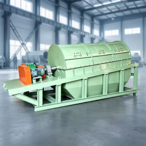 Steel Drum Sand & Compost Screening Machine with Motor for Construction and Ore Processing New Multiple Vibration Equipment