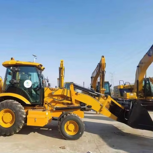 Excellent Working Condition Used Wheel Backhoe Loader With Robust Chassis for Mining and Quarry Operations