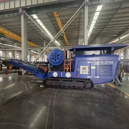 UPSEN U-JC704 Heavy Duty Tracked Jaw Crusher [