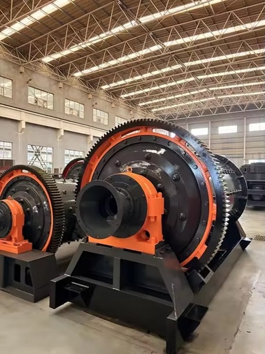 High Rigidity Customizable Dimensions Ball Mill 1200*2400 1.5-4.8t/h Capacity High 30kW Power Motor Bearing Brand Gold