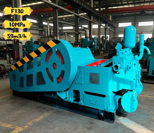 High Suction Lift F130 Horizontal Mud Pump 96KW for Efficient Mud Circulation in Deep Pit Projects