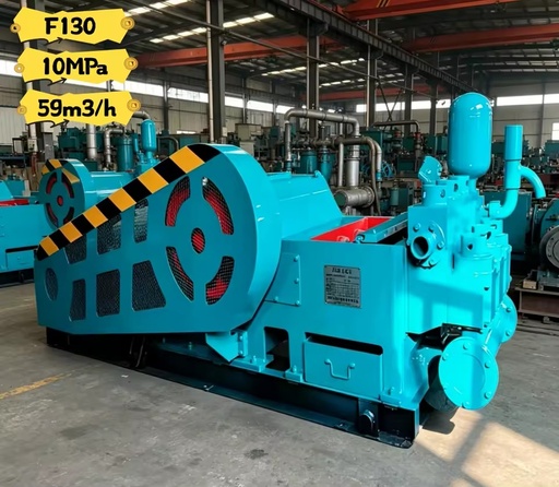 F130 Mud Pump Optimized for 800 Meter Deep Water Well Drilling and Uranium Exploration Projects in Central Asia Markets