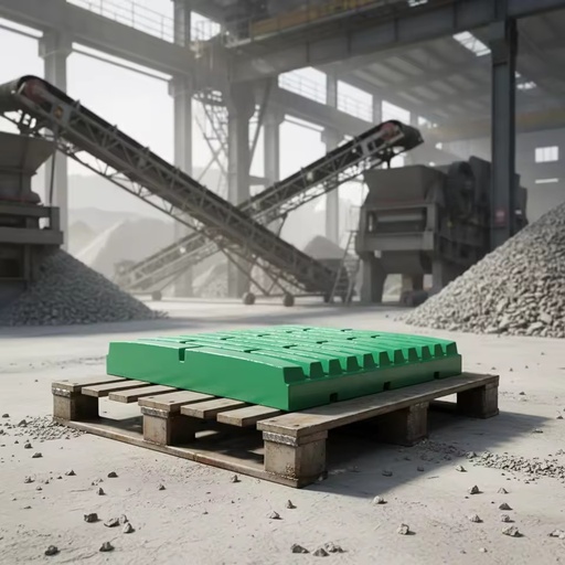 High Manganese Steel Fixed Moving Jaw Crusher Plates Wear Resistant Casting Jaw Plate Replacement for Ore Mining