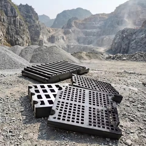 Sand Gravel Ore Screening Durable High Elasticity Steel Skeleton Rubber Screen Plate