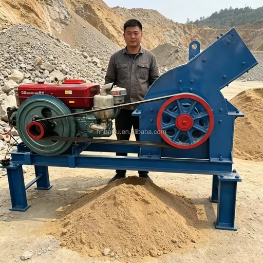 Wholesale Price PC 400*600 Hammer Crusher Machine Diesel Engine Stone Sand Crushing Line for Mining Quarry
