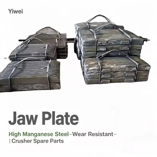High Quality High Manganese Steel Casting Jaw Plate for Ore Mining Customized Design Factory Supply