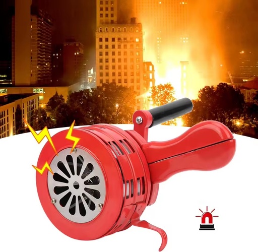 Portable Unpowered Mining Safety Siren for Remote Gold Mining Site