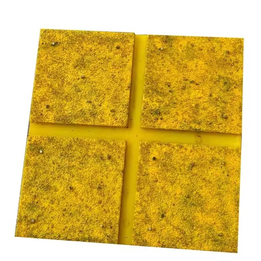 Rotary Table Anti-slip Mat for Drilling Rig Floor Safety Polyurethane Steel Nail Material Custom Cutting Service Oilfield Use