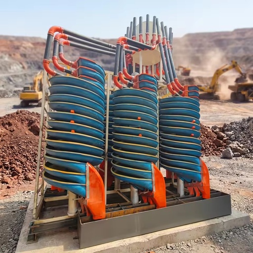 PLC Controlled High Rigidity Patented Mining Gravity Separation Machine Spiral Chute Separator for Mineral Sand Ore