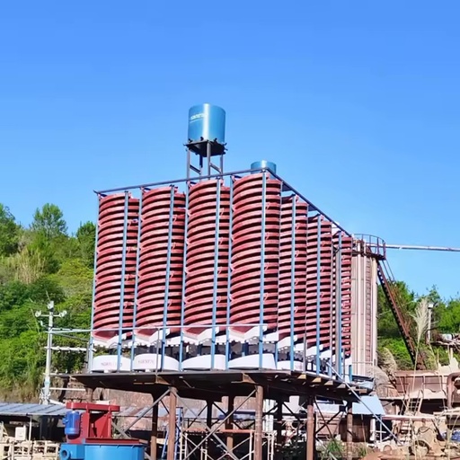 High Efficiency Gold Mining Spiral Chute Separator Machine Gravity Concentrator Equipment for Mineral Ore Processing Plant