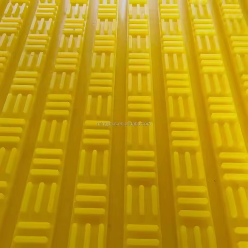 MINGJIN Industrial Anti Slip Rubber Mat Polyurethane Steel Nail Safety Matting for Oilfield Drilling Rig Pipe Racks Mat
