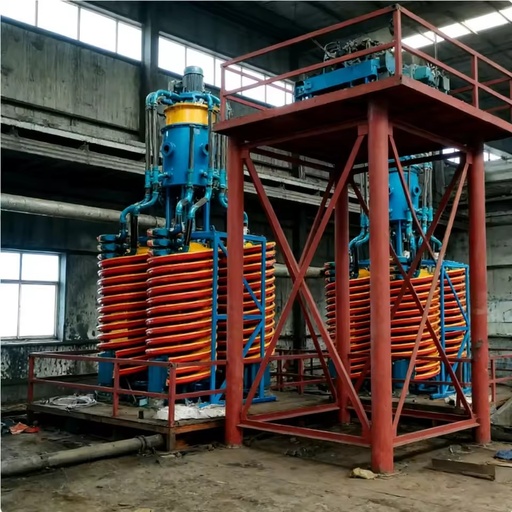 PLC Controlled High Precision Heavy Mineral Processing Gravity Spiral Concentrator for Mineral Coal Separation | Light-weight